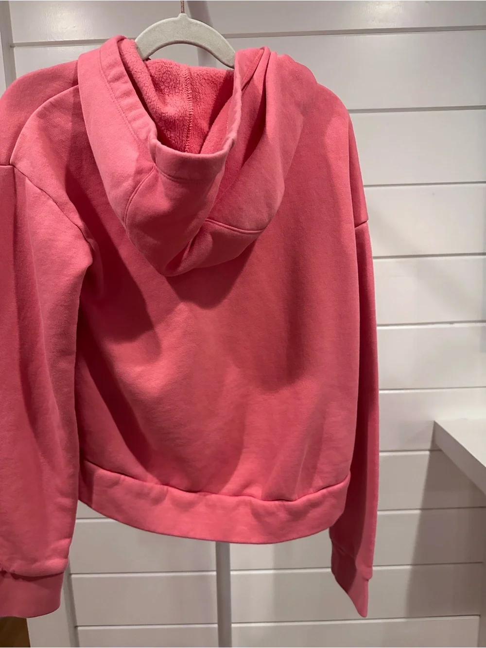 Nike Pink Hoodie with White Swoosh Logo